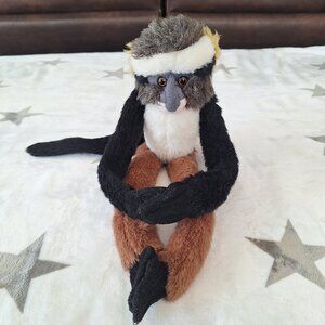 Vintage 1999 Wild Republic Tahoo the Wolfs Guenon Monkey 18" Hanging‎ Plush